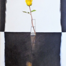 D. Ramirez Yin Yang in Yellow 47x36